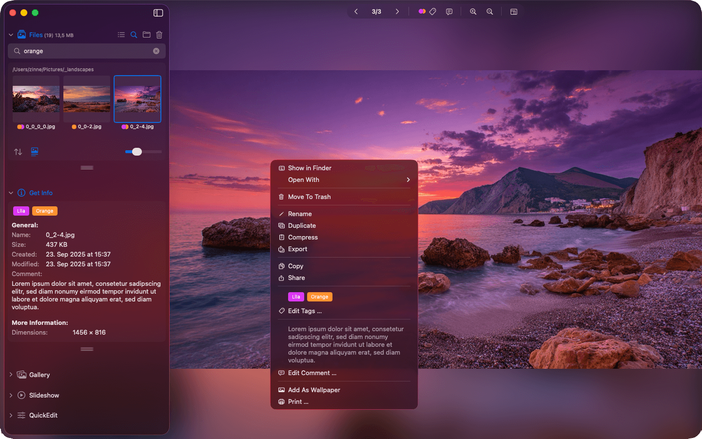 Visionneur de photos pour Mac